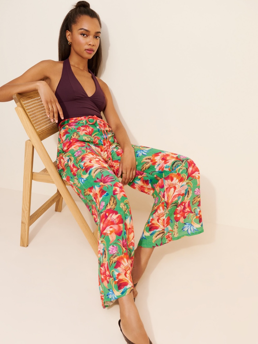 Farm Rio Floral Pants - Picture 4 of 4